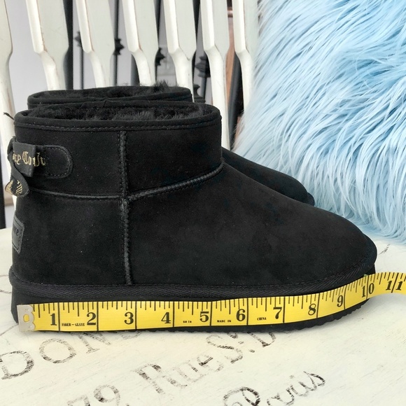 Juicy Couture, Womens Olden Mini Platform Faux Suede Boots, Pull On, Size 9, NEW - Picture 15 of 16